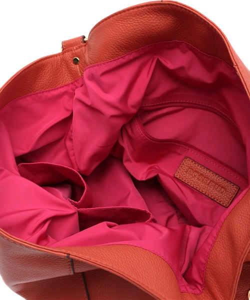 ROSE BUD COUPLES (ローズ バッド カップルズ)の「R-1945 FRONT ZIP PKT LARGE SQUARE BAG(ショルダーバッグ・レディース・ブラック/オレンジ/グリーン・ONE SIZE)」の8枚目の写真