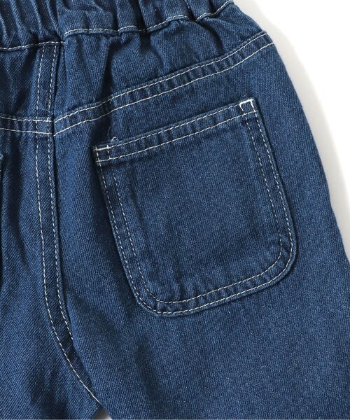 apres les cours（アプレレクール）の「WEB限定 裾刺繍スカラップデニムパンツ（デニムパンツ・キッズ・ネイビー/ブルー・90/100/110/120/130/140）」の18枚目の写真