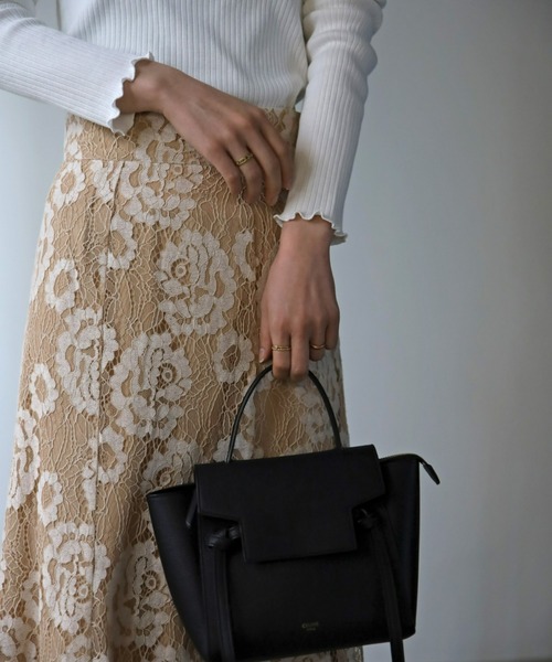 UNFIELD（アンフィールド）の「【UNFIELD】 レースマーメイドスカート（スカート・レディース・ベージュ/グリーン・FREE）」の20枚目の写真