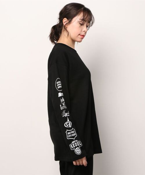 Figments(フィグメンツ)の「CITYロゴロンT(Tシャツ/カットソー・レディース・ホワイト/ブラック/ブルー・FREE)」の5枚目の写真