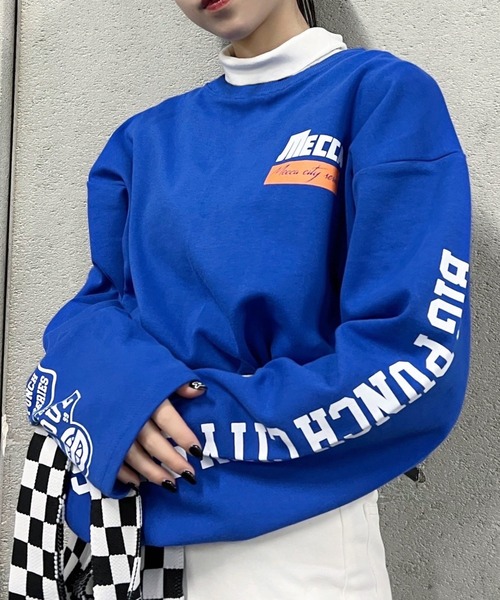 Figments(フィグメンツ)の「CITYロゴロンT(Tシャツ/カットソー・レディース・ホワイト/ブラック/ブルー・FREE)」の3枚目の写真