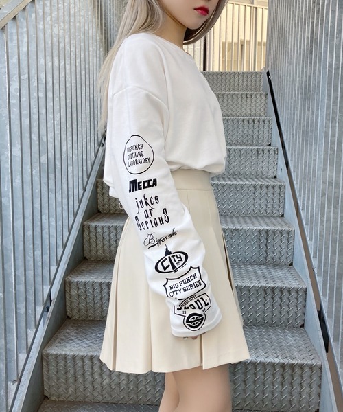 Figments(フィグメンツ)の「CITYロゴロンT(Tシャツ/カットソー・レディース・ホワイト/ブラック/ブルー・FREE)」の8枚目の写真