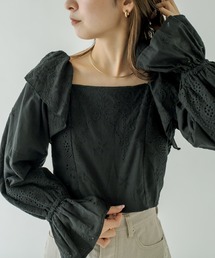 mystic | ヴィンテージパネルレースブラウス(シャツ/ブラウス)