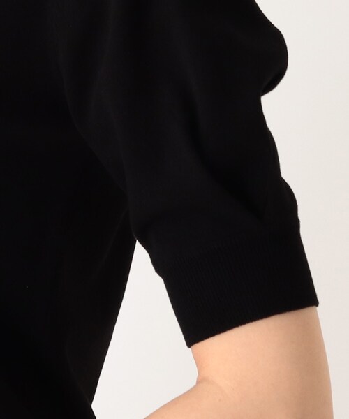 index（インデックス）の「◆2WAYレースカラーニット【WEB限定サイズ】（ニット/セーター・レディース・ホワイト/ブラック/パープル/グレイッシュベージュ・40/38）」の9枚目の写真