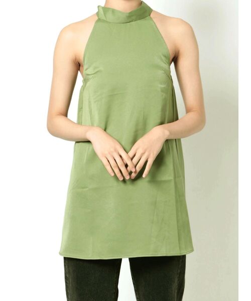 jouetie（ジュエティ）の「ホルターネックブラウス（シャツ/ブラウス・レディース・その他1/グリーン/ブラック・MEDIUM）」の8枚目の写真