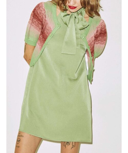 jouetie（ジュエティ）の「ホルターネックブラウス（シャツ/ブラウス・レディース・その他1/グリーン/ブラック・MEDIUM）」の9枚目の写真