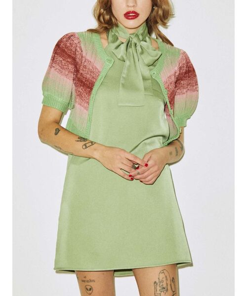 jouetie（ジュエティ）の「ホルターネックブラウス（シャツ/ブラウス・レディース・その他1/グリーン/ブラック・MEDIUM）」の11枚目の写真