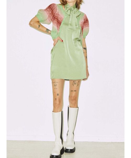 jouetie（ジュエティ）の「ホルターネックブラウス（シャツ/ブラウス・レディース・その他1/グリーン/ブラック・MEDIUM）」の12枚目の写真