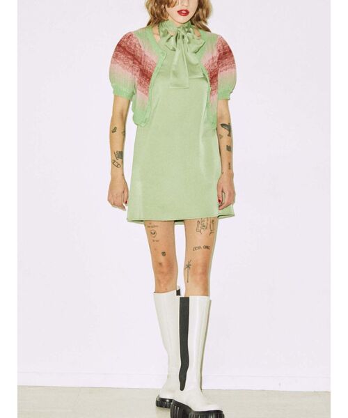 jouetie（ジュエティ）の「ホルターネックブラウス（シャツ/ブラウス・レディース・その他1/グリーン/ブラック・MEDIUM）」の13枚目の写真