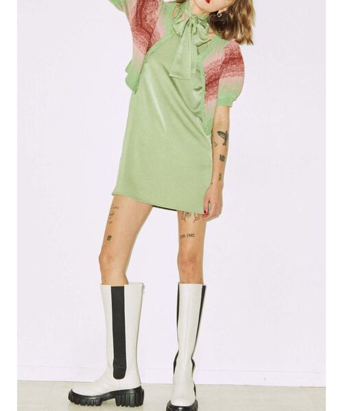 jouetie（ジュエティ）の「ホルターネックブラウス（シャツ/ブラウス・レディース・その他1/グリーン/ブラック・MEDIUM）」の14枚目の写真