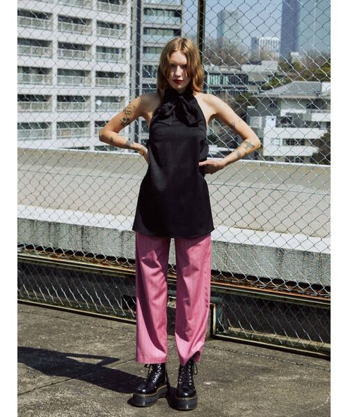 jouetie（ジュエティ）の「ホルターネックブラウス（シャツ/ブラウス・レディース・その他1/グリーン/ブラック・MEDIUM）」の7枚目の写真