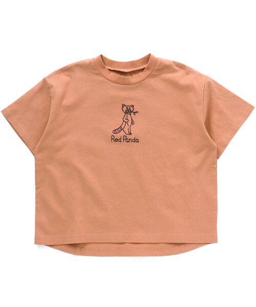 BREEZE（ブリーズ）の「/東山動植物園コラボ　ゆるタッチアニマルTシャツ（Tシャツ/カットソー・キッズ・ライトグレー/ベージュ/オレンジ/ブルー/グリーン・90/100/110/120/80/130/140）」の5枚目の写真