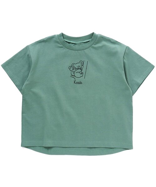 BREEZE（ブリーズ）の「/東山動植物園コラボ　ゆるタッチアニマルTシャツ（Tシャツ/カットソー・キッズ・ライトグレー/ベージュ/オレンジ/ブルー/グリーン・90/100/110/120/80/130/140）」の3枚目の写真