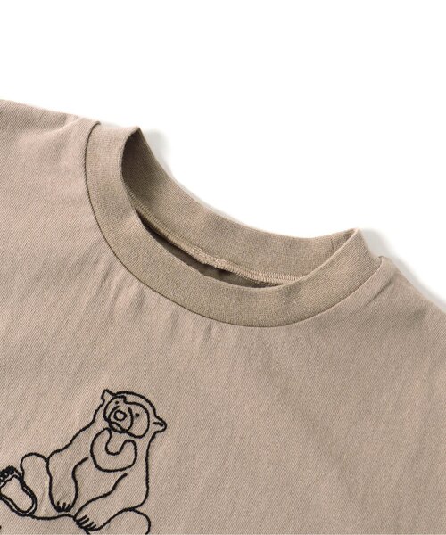 BREEZE（ブリーズ）の「/東山動植物園コラボ　ゆるタッチアニマルTシャツ（Tシャツ/カットソー・キッズ・ライトグレー/ベージュ/オレンジ/ブルー/グリーン・90/100/110/120/80/130/140）」の16枚目の写真