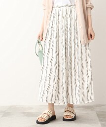 DRESKIP | サテンギャザースカート(スカート)