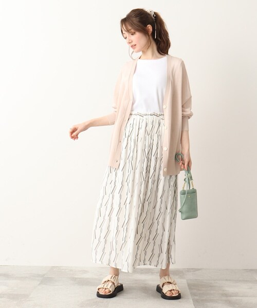 DRESKIP(ドレスキップ)の「◆【洗える】サテンギャザースカート(スカート・レディース・カーキ/ネイビー/レモンイエロー/ホワイト系3/グレー系その他/ホワイト系8・04/02/03)」の15枚目の写真