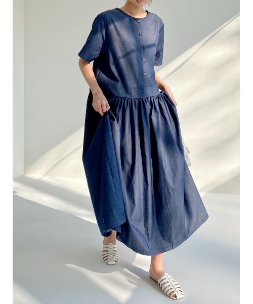 セール テンセルデニムサマーワンピース ワンピース Mins Minis ミンスミニス のファッション通販 Zozotown