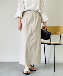 un dix cors | 高見え　2WAYロングスリットスカート(スカート)