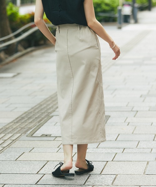 un dix cors（アンディコール）の「高見え　2WAYロングスリットスカート（スカート・レディース・ブラック/カーキ/グレー系その他・FREE）」の18枚目の写真