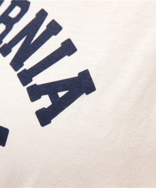 OUTLET（アウトレット）の「【Discoat Petit】肩フリルロゴT（Tシャツ/カットソー・レディース・オフホワイト/カーキ/ネイビー・FREE）」の11枚目の写真
