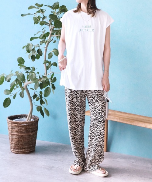 reca（レカ）の「フレンチスリーブチビロゴTシャツ（Tシャツ/カットソー・レディース・ブラック/オフホワイト/オレンジ/グリーン・FREE）」の20枚目の写真