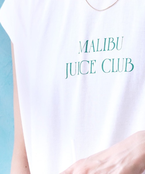 reca（レカ）の「フレンチスリーブチビロゴTシャツ（Tシャツ/カットソー・レディース・ブラック/オフホワイト/オレンジ/グリーン・FREE）」の17枚目の写真