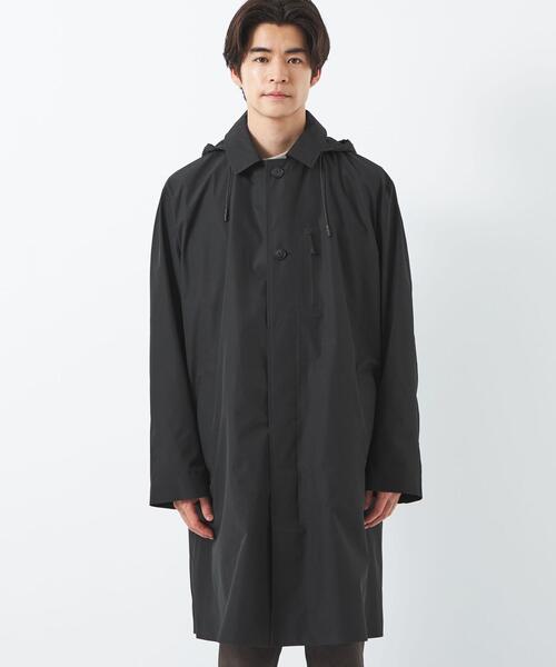 DAIWA(ダイワ)の「【別注】<DAIWA×green label relaxing> GORE-TEX フード コート(ステンカラーコート・メンズ・ブラック・M/L)」の2枚目の写真