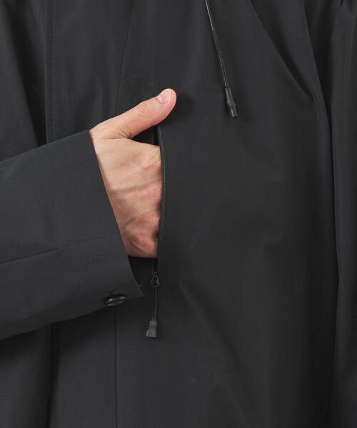 DAIWA(ダイワ)の「【別注】<DAIWA×green label relaxing> GORE-TEX フード コート(ステンカラーコート・メンズ・ブラック・M/L)」の8枚目の写真
