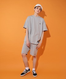 PLAYBOY ワンポイントロゴ刺繍Tシャツ ハーフパンツ セットアップ