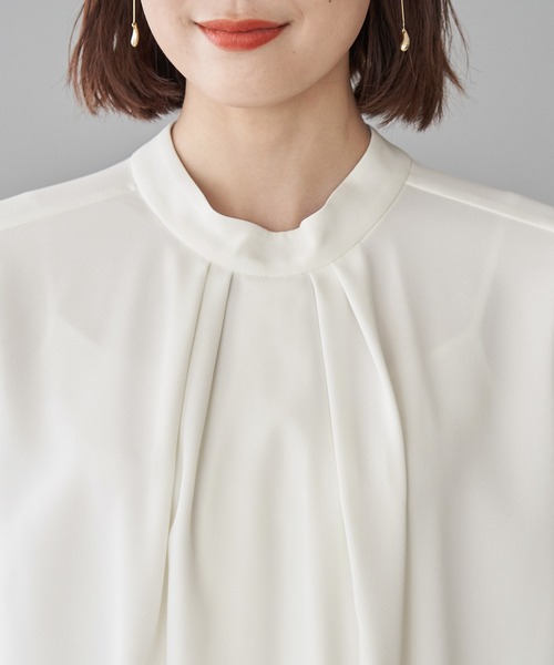 ROPE' PICNIC(ロペピクニック)の「2WAY/ボウタイブラウス(シャツ/ブラウス・レディース・ホワイト/チャコールグレー/ラベンダー/ベージュ系その他・40/38)」の5枚目の写真