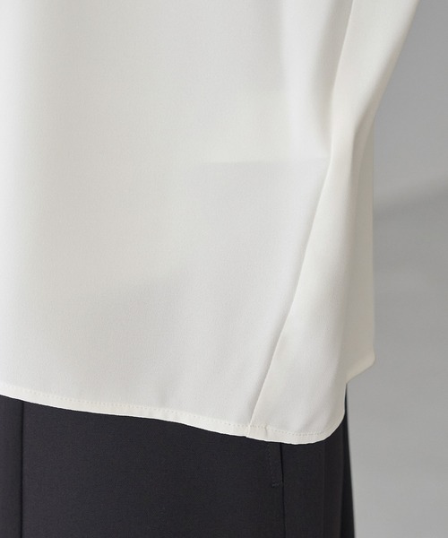 ROPE' PICNIC(ロペピクニック)の「2WAY/ボウタイブラウス(シャツ/ブラウス・レディース・ホワイト/チャコールグレー/ラベンダー/ベージュ系その他・40/38)」の12枚目の写真