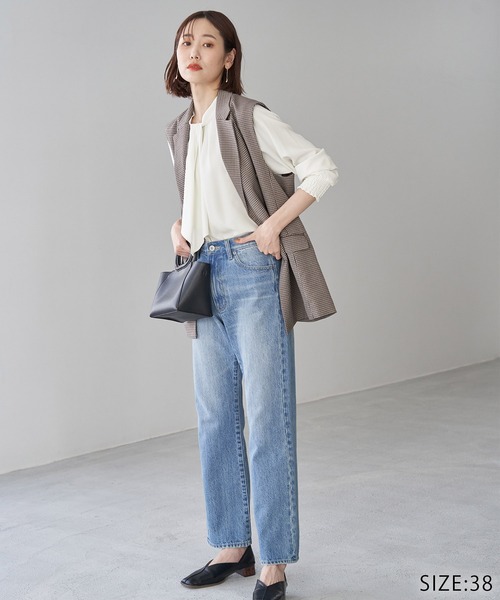 ROPE' PICNIC(ロペピクニック)の「2WAY/ボウタイブラウス(シャツ/ブラウス・レディース・ホワイト/チャコールグレー/ラベンダー/ベージュ系その他・40/38)」の18枚目の写真