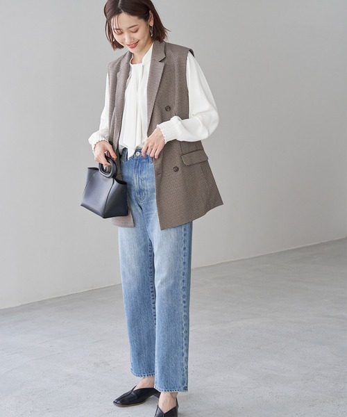 ROPE' PICNIC(ロペピクニック)の「2WAY/ボウタイブラウス(シャツ/ブラウス・レディース・ホワイト/チャコールグレー/ラベンダー/ベージュ系その他・40/38)」の10枚目の写真