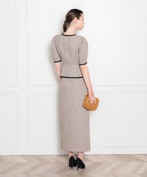 Leja（レジャ）の「【LEJA】チェック柄レイヤードペプラム