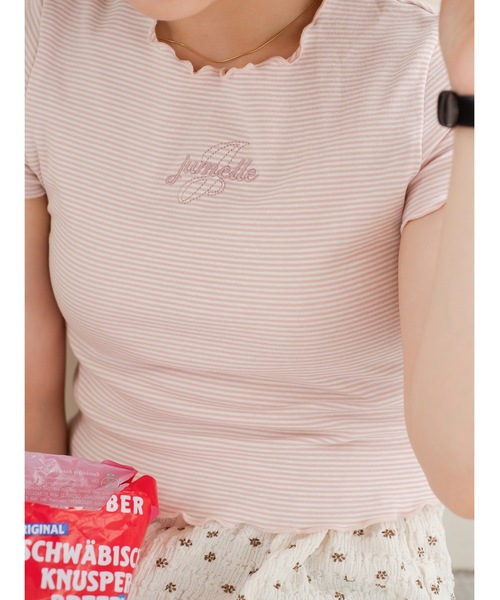 JUMELLE（ジュメロ）の「メロークロップドＴ（Tシャツ/カットソー・レディース・ピンク・FREE）」の13枚目の写真