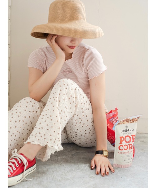 JUMELLE（ジュメロ）の「メロークロップドＴ（Tシャツ/カットソー・レディース・ピンク・FREE）」の7枚目の写真
