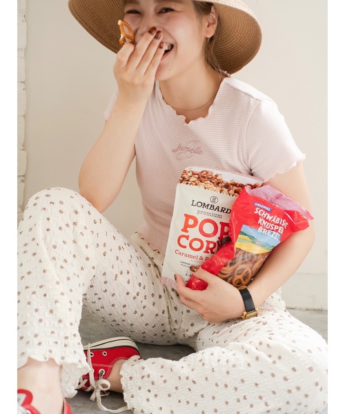 JUMELLE（ジュメロ）の「メロークロップドＴ（Tシャツ/カットソー・レディース・ピンク・FREE）」の11枚目の写真