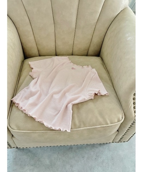 JUMELLE（ジュメロ）の「メロークロップドＴ（Tシャツ/カットソー・レディース・ピンク・FREE）」の4枚目の写真