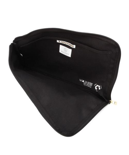 BEAUTY&YOUTH UNITED ARROWS（ビューティーアンドユースユナイテッドアローズ）の「BY スーベニア ドキュメントバッグ◆（クラッチバッグ・メンズ・ホワイト/ブラック・フリー）」の9枚目の写真