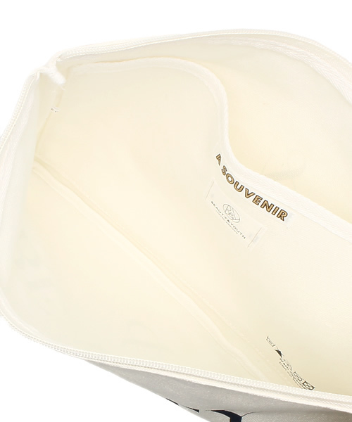 BEAUTY&YOUTH UNITED ARROWS（ビューティーアンドユースユナイテッドアローズ）の「BY スーベニア ドキュメントバッグ◆（クラッチバッグ・メンズ・ホワイト/ブラック・フリー）」の3枚目の写真