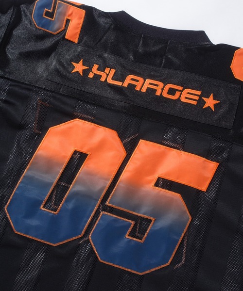 XLARGE（エクストララージ）の「XLARGE x FUBU GAME SHIRT（シャツ/ブラウス・メンズ・ブラック/オレンジ/ネイビー・MEDIUM/X-LARGE/LARGE）」の13枚目の写真