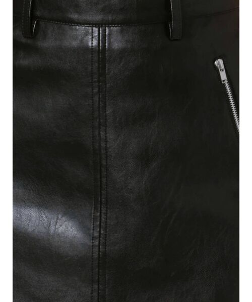 GYDA（ジェイダ）の「フェイクレザーZIPスカートライクショーパン（スカート・レディース・アイボリー/ブラック・X-SMALL/SMALL/MEDIUM）」の10枚目の写真