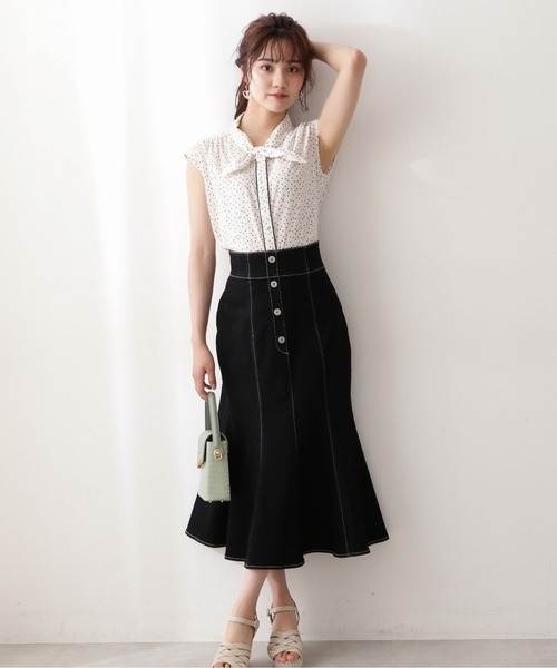 PROPORTION BODY DRESSING(プロポーションボディドレッシング)の「マーメイドデニムスカート / 1212220801(スカート・レディース・ブラック/ブルー/ダークネイビー・SMALL/MEDIUM)」の13枚目の写真