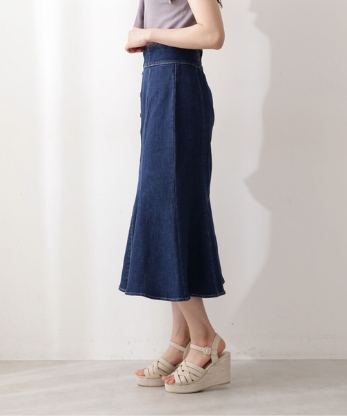 PROPORTION BODY DRESSING(プロポーションボディドレッシング)の「マーメイドデニムスカート / 1212220801(スカート・レディース・ブラック/ブルー/ダークネイビー・SMALL/MEDIUM)」の6枚目の写真