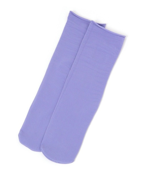 ANGEL SOCKS(エンジェルソックス)の「ANGEL SOCKS/1231パステルソックス 2296806(ソックス/靴下・レディース・ホワイト/ライトブルー/ブラック/パープル/グレー/ピンク/イエロー/ライトグリーン・FREE)」の6枚目の写真