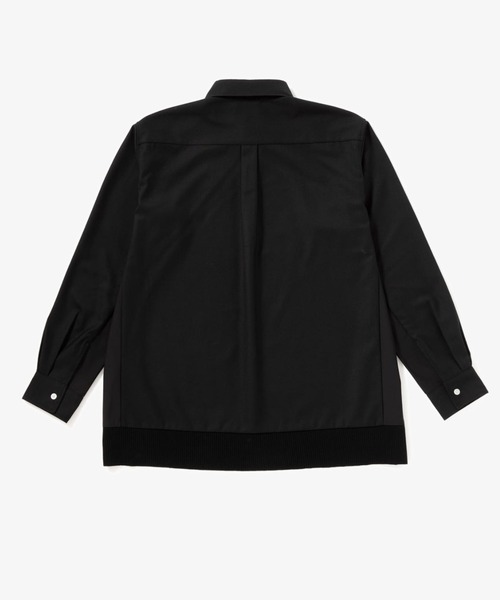 FRED PERRY（フレッドペリー）の「Mix Panneled Shirt（シャツ/ブラウス・メンズ・ブラック/ベージュ・S/L/M）」の10枚目の写真