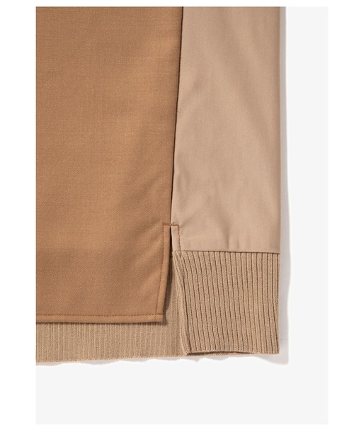 FRED PERRY（フレッドペリー）の「Mix Panneled Shirt（シャツ/ブラウス・メンズ・ブラック/ベージュ・S/L/M）」の4枚目の写真