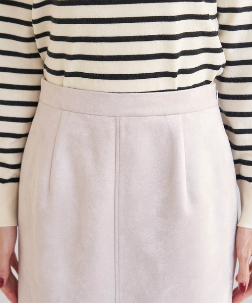 ROPE' PICNIC（ロペピクニック）の「リサイクルポリエステルダンボールアイラインスカート（スカート・レディース・チャコールグレー/キャメル/ベージュ系その他2・36/38/40）」の6枚目の写真