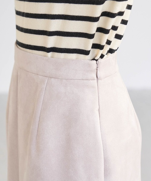 ROPE' PICNIC（ロペピクニック）の「リサイクルポリエステルダンボールアイラインスカート（スカート・レディース・チャコールグレー/キャメル/ベージュ系その他2・36/38/40）」の7枚目の写真