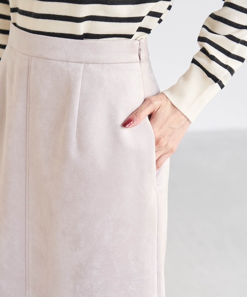 ROPE' PICNIC（ロペピクニック）の「リサイクルポリエステルダンボールアイラインスカート（スカート・レディース・チャコールグレー/キャメル/ベージュ系その他2・36/38/40）」の9枚目の写真